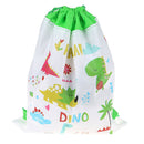 Dinosaur Non-woven Bag Backpack Kids Travel School Decor Drawstring Gift Bags TO