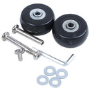 2 Sets of Luggage Suitcase Replacement Wheels Axles Deluxe Repair Tool OD 4 S4N2