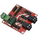 7A 160W Dual Dc Motor Drive Module Positive Negative Pwm Speed L298 Logic X