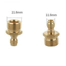 8Pcs M22x1.5mm Pressure Washer Hose Connector Quick Coupler Male & Female Brass