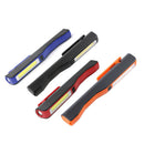 Handheld USB Rechargeable LED COB Flashlight Magnetic Clip Inspection Work Light