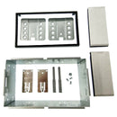 2 Din Installation Cage Car Audio Navigation Universal Mounting Iron Frame