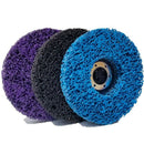 3 PCS 115mm Black/Blue/Purple Stripping Wheel Strip Discs for Angle Grinder