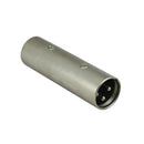 3 Pin XLR Male Plug to Plug Coupler Connector Microphone Adapter Connector