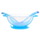 3Pcs Non Spill Feeding Baby Kids Suction Bowl Tableware Set Spoon Fork