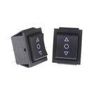 2x 6 Pins On-Off-On Rocker Switch Momentary Rocker Switch Tw