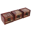Jewelry Storage Box Container Organizer Small Wooden Box Case Home Ornament