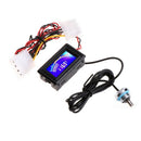 Water Cooling Water Temperature Analog Gauge Meter G1/4 Computer Thermodetector