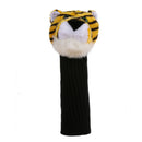 Golf Club Headcover Plush Cute Cartoon Tiger Bar Head Protection Covers