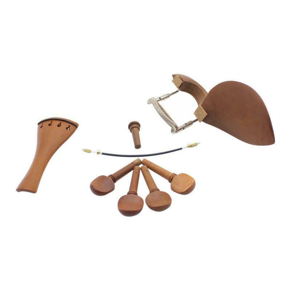 1 set 4/4 Violin Parts Tailpiece Violin Peg Chin Rest End Pin Rosewood NEW