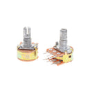 5X Dual Stereo Potentiometer Pot WH148 50K Ohm R Linear Shaft 15mm 6Pin Z JR