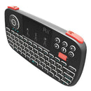 Rii I4 Mini Bluetooth Keyboard 2.4GHz Dual Modes Handheld Fingerboard Backl