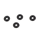 500 Black Rubber Stopper Rings/ Silicone Beads Fit European Clip Beads J8T1