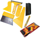 7pcs Car Auto Window Scraper Wrap Tint Vinyl Film Squeegee Cleaning Tool QFP