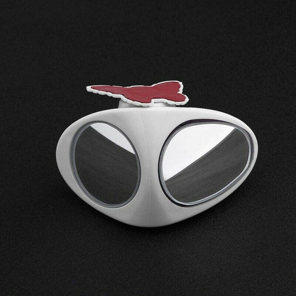 2 In 1 Car Blind Spot Mirror Wide Angle Mirror 360 Rotation Adjustable Conv H1G2
