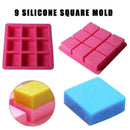 Silicone 4-Square Round Corner Cake Mold DIY Cookie Baking Tool NEW Mold P7 K7Q4