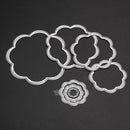 7Pcs/Set Flower Circles Metal Cutting Dies Stencils DIY Scrapbook Card Decor
