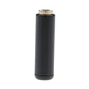 2x 3.5mm 1/8'' 4-pole Female Plug Headphone Cable Connector Adapter Black