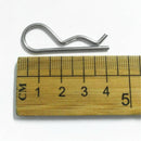 20 Pcs Stainless Steel R Hitch Pin 2x42mm & 1.8x37mm
