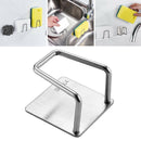 Kitchen Stainless Steel Sponge Drain Rack Soap Storage Holder Strainer Organiser