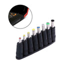 8pcs Angled Tips Universal Notebook Power Adapter Socket Plug Connector