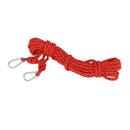 10M Tree Rigging Rock Climbing Safety Rappel Sling Auxiliary Rope+Carabiner