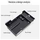 Car Central Interior Armrest Storage Box Fit for Mazda 3 Axela 2020 Black