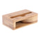Sound Amplifier Speaker Stand Desk Sound Wooden Holder Beige