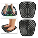 2Pcs Protable Electric Foot Massager Mat for Men Women Relax Tense & Foot Muscle