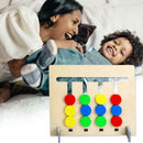 Wooden Four-Color Fruit Logic Game Children Kids Early Educational Toys Gift