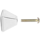Zinc Alloy Rhinestone Drawer Square Cabinet Pull Handle Knob- Chrome R1I6