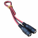 5Pairs 5.5x2.1mm Male+Female DC Power Socket Jack Plug Connector Cable Plug Wire
