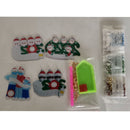 4x DIY Keychain Diamond Painting 2020 Christmas Keyring Pendant Snowman-shaped