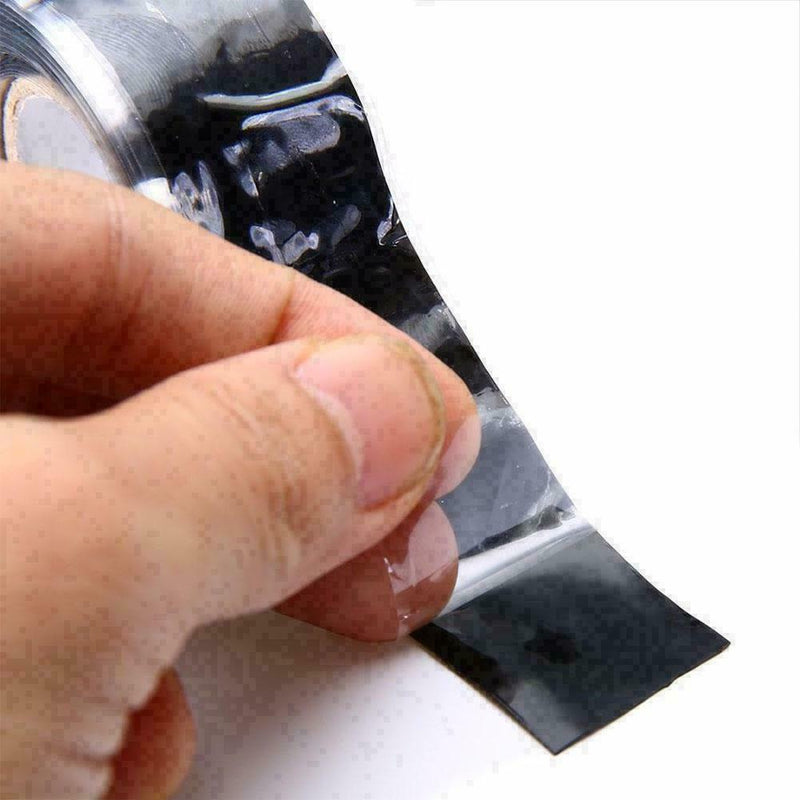 10 feet Self Adhesive Pipe Tape Waterproof Stop Leak Black Repair Seal Tape Z1T4