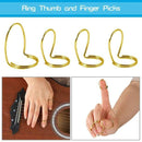 Guitar Accessories Kit Include 36 Pcs Guitar Picks 19 Pcs Thumb and Finger