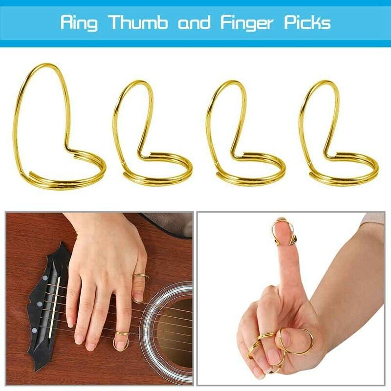 Guitar Accessories Kit Include 36 Pcs Guitar Picks 19 Pcs Thumb and Finger