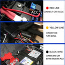 2xFlexible Tube LED Strips Daytime Turn Signal Lights 45cm Red+Yellow
