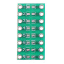 10Pcs SMD/SMT components 0805 0603 0402 to DIP adapter PCB board converterSR ME