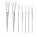 New 7Pcs Sliver Diamond Crystal Makeup Brushes Professional Set Foundation  S8X9