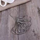 Shower Curtain Rings Hooks 100 iron nickel plating Shower Ring I7P4