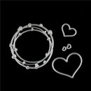 4x Love Ring Design Metal Cutting Dies For DIY Scrapbooking Album Paper Cards FT