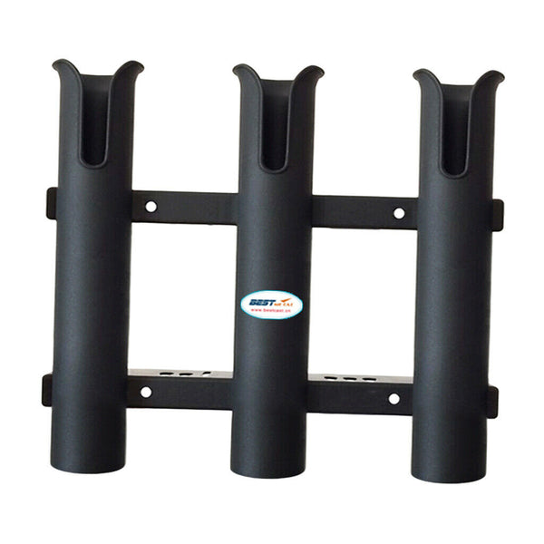 3 Rod Holder Rack Stand Marine Boat Fishing 3 Pole Holder Tube Bracket Seat 2pcs