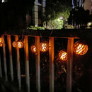 LED Solar String Light Outdoor Waterproof Flame Hanging Global Fairy Lamp