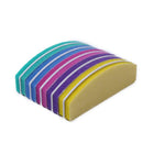 20pcs Sponge Nail Art File UV Gel Polish Half Moon Manicure Sanding Buffer Block
