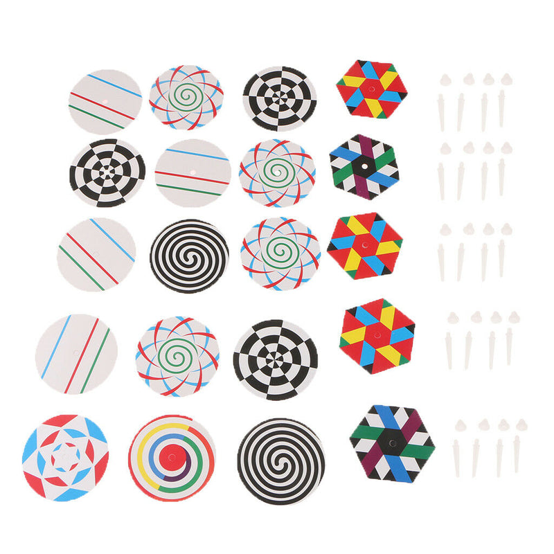 5 Set 4 pcs Colorful Gyroscopes Spinner Each Set Kids Birthday Xmas Gift