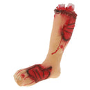 Severed Zombie Foot - Bloody Body Parts Haunted House Halloween Decorations
