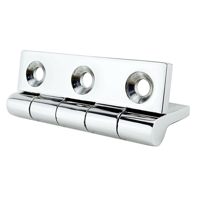 1 Set Marine Boat Deck Hinges Polished Satin Nickel Brushed Door Hinges 50x75 mm
