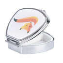 1PCS Portable Pill Box Folding Metal Pill Case Medicine Organizer Randomly3C