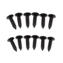 Guitar Scratchplate / Pickguard Screws BLACK Pack Of 12