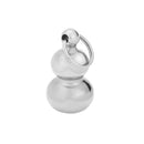 Simple Women/Men Stainless Steel Mini Gourd Design Keychain Car Bag Keyring
